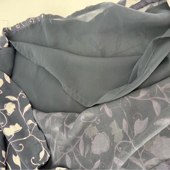 Alex Evenings Chiffon Long Floral Formal Evening Skirt - Picture 12 of 13